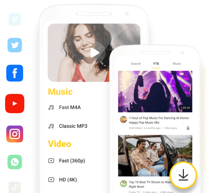 SnapTube APK Download, free  hd video downloader for Android