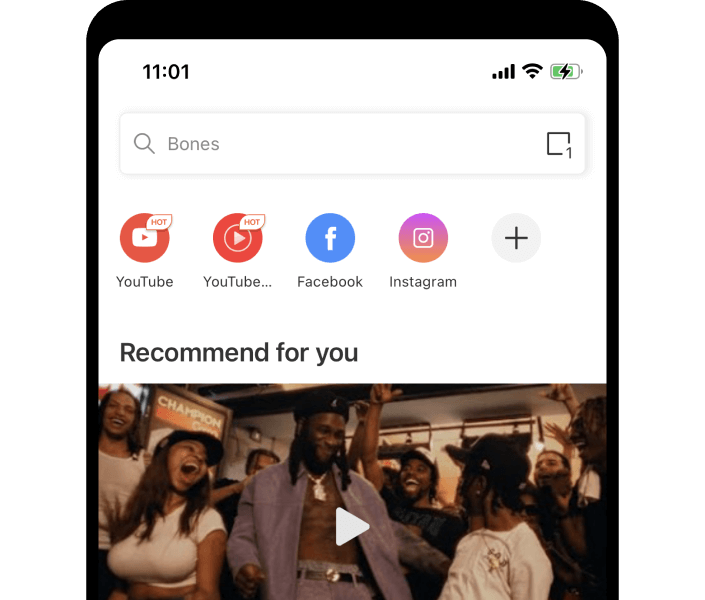 Snaptube para iPhone descargar música y videos